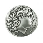 Silver Tetradrachm Coin of Lysimachus, Silver-plated copy