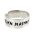 "Nature", Silver 925° Ring, bearing the ancient proverb "outhen matin i physis poiei".