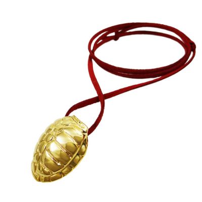 Turtle Lucky Charm, 24K Gold-plated Brass