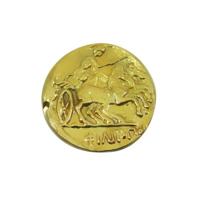 Gold Macedonian Staters, Set, Gold-plated Brass, Stater of Philip II of Macedon