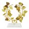Ivy Wreath, 24K Gold-plated copper on an acrylic base.