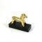 Small horse figurine, handmade brass placed on acrylic base. Toys in ancient Greece. Muma.gr